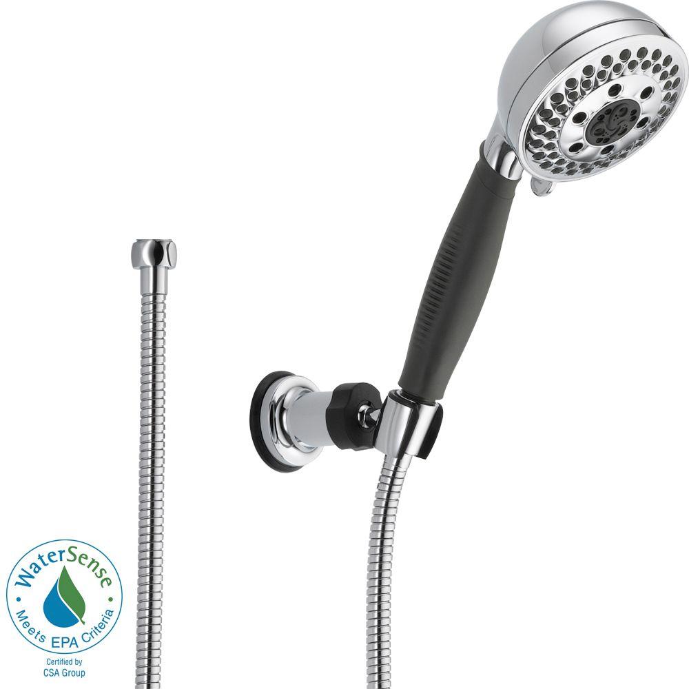 Delta 5Spray 2.0 GPM Wall Mount Handshower in Chrome featuring