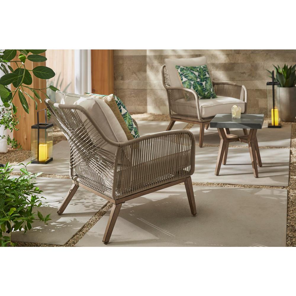 Hampton Bay Haymont 3 Piece Steel Wicker Outdoor Patio Conversion