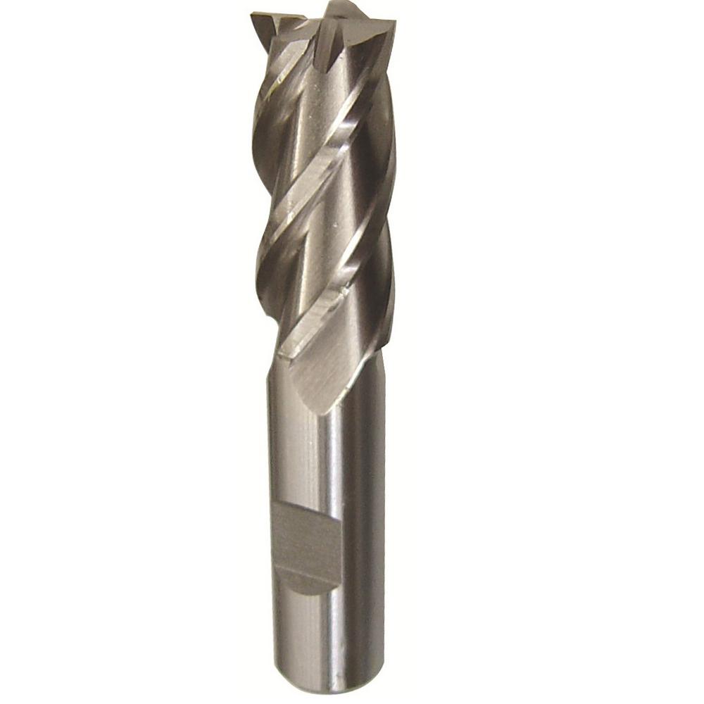 Cleveland C33179 HG-4C High Speed Steel Single End Multi-Flute Center Cutting Finisher End Mill