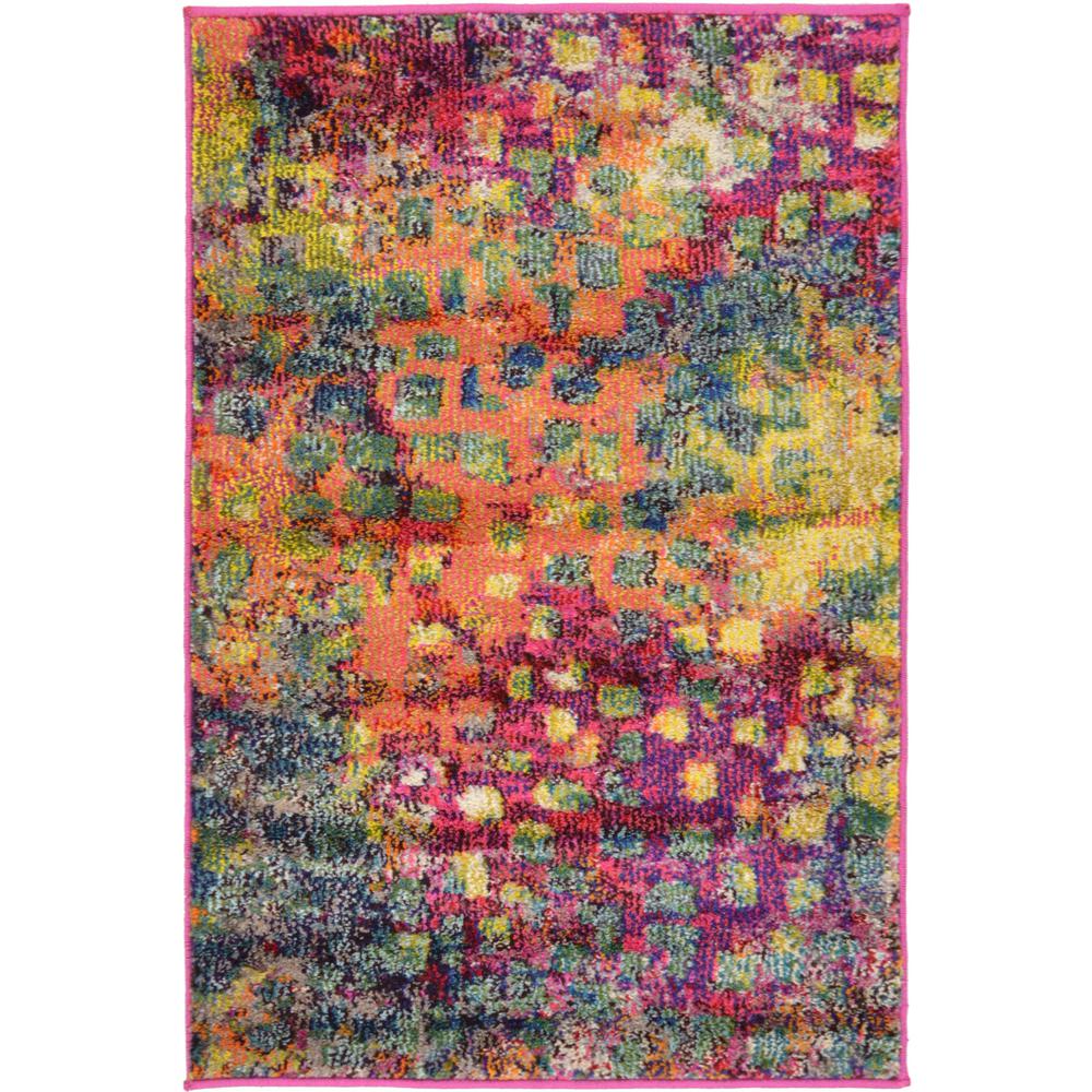 Unique Loom Jardin Multi 2 Ft X 3 Area Rug 3128177 The Home Depot Unique Loom Jardin Multi 2 Ft X 3 Area Rug