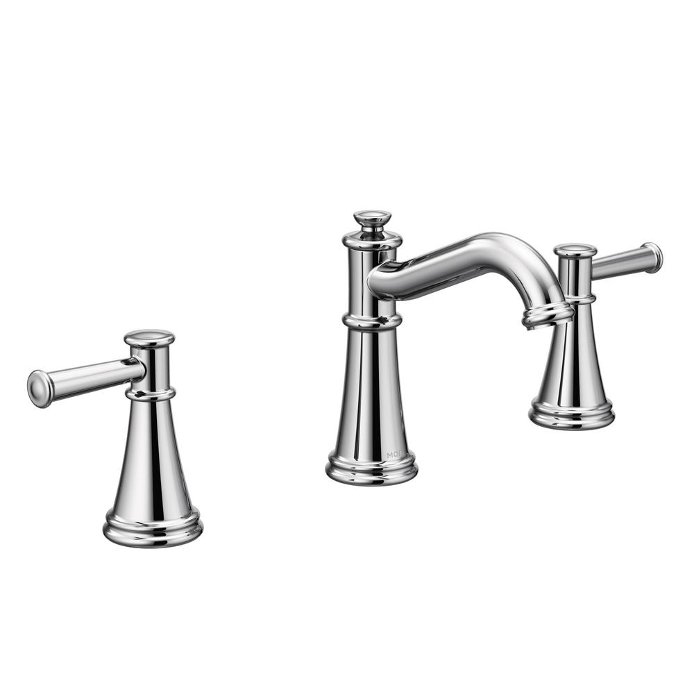 MOEN Darcy 8 in. Widespread 2-Handle High-Arc Bathroom ...