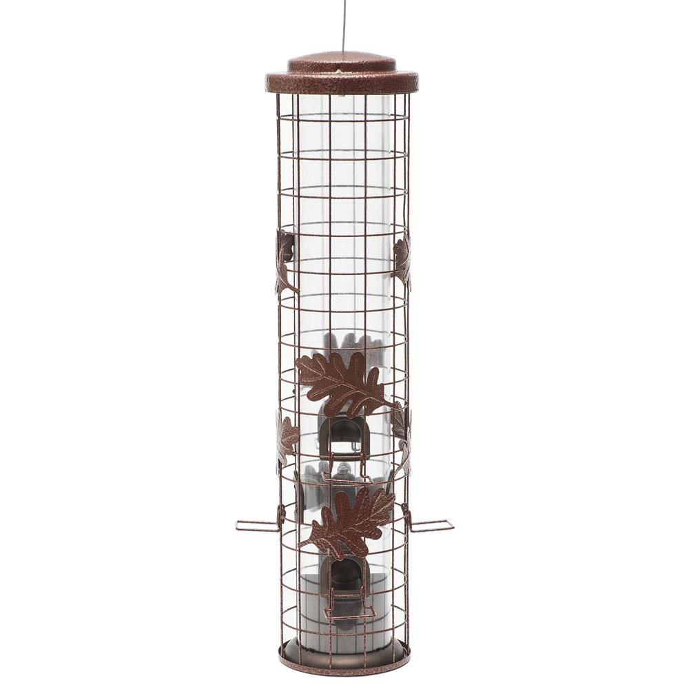 Perky Pet Copper Panorama Hanging Bird Feeder 2 Lb Capacity