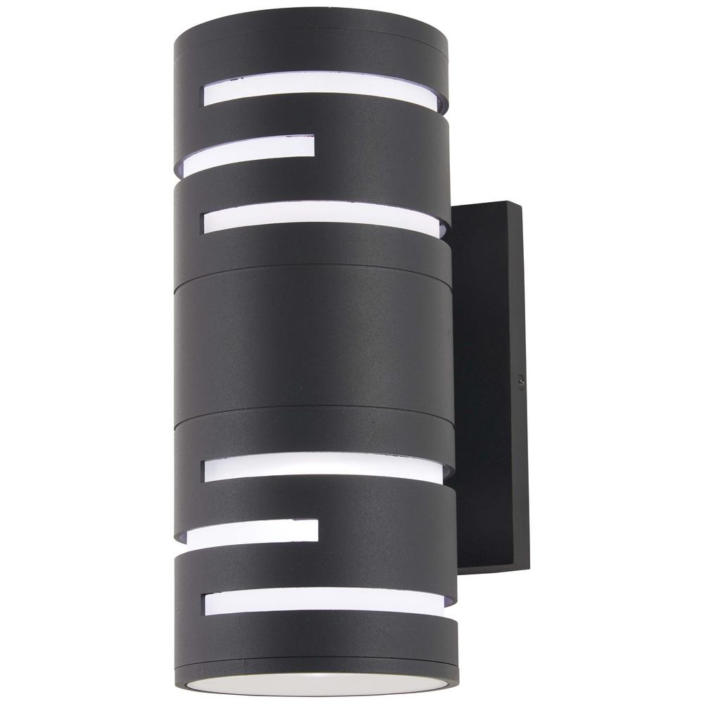 George Kovacs Groovin 40 Watt Equivalence Black Outdoor Integrated Led Wall Lantern Sconce P1761 066 L The Home Depot - George Kovacs Outdoor Wall Sconce George Kovacs Groovin 40 Watt Equivalence Black Outdoor Integrated Led Wall Lantern Sconce P1761 066 L The Home Depot - George Kovacs Outdoor Wall Sconce