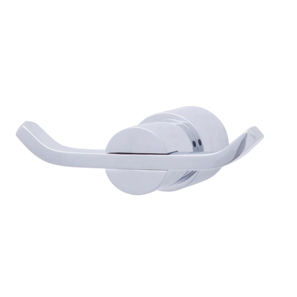 KOHLER Forte Double Sculpted Robe Hook in Polished ChromeK11375CP