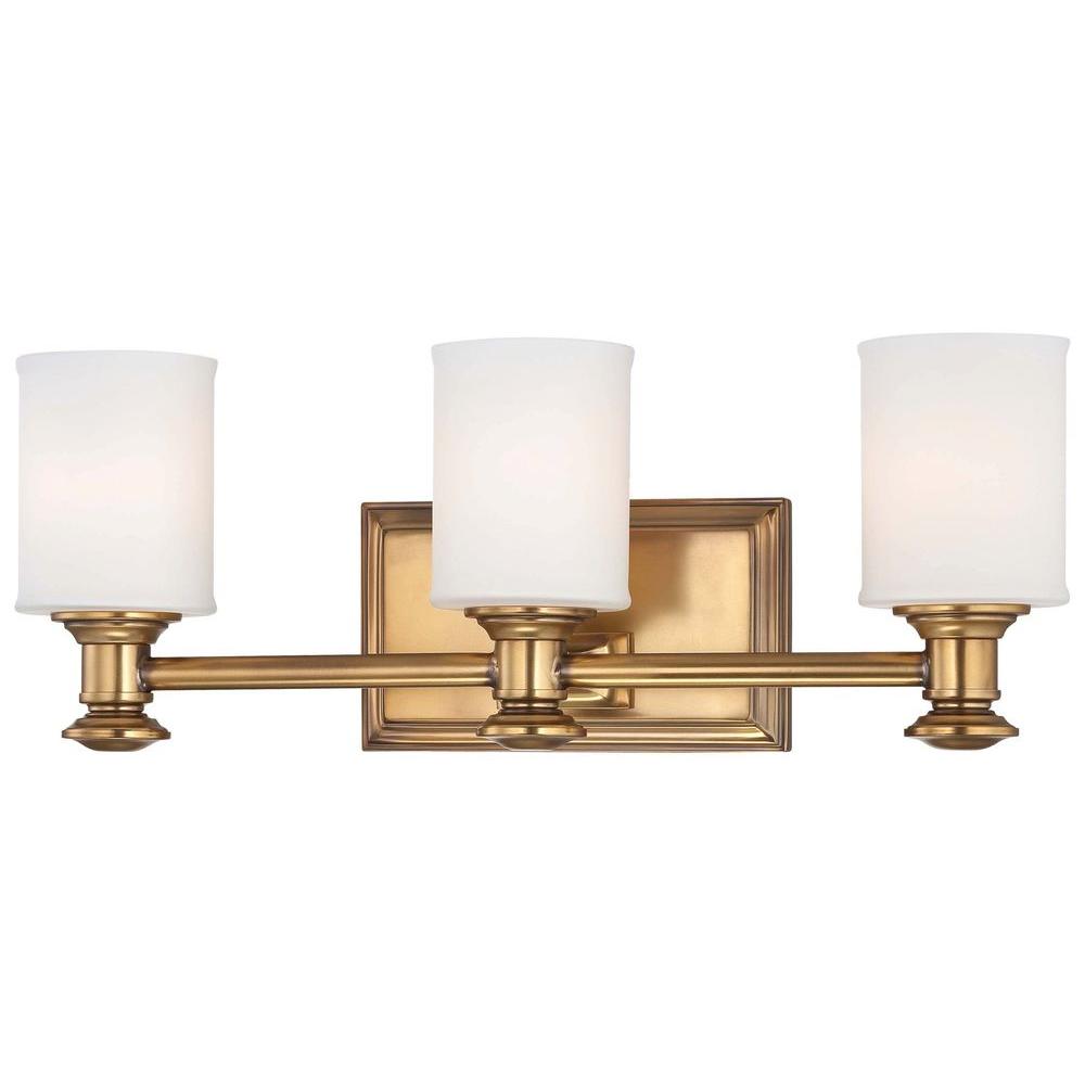 Minka Lavery Harbour Point 3 Light Liberty Gold Bath Light 5173