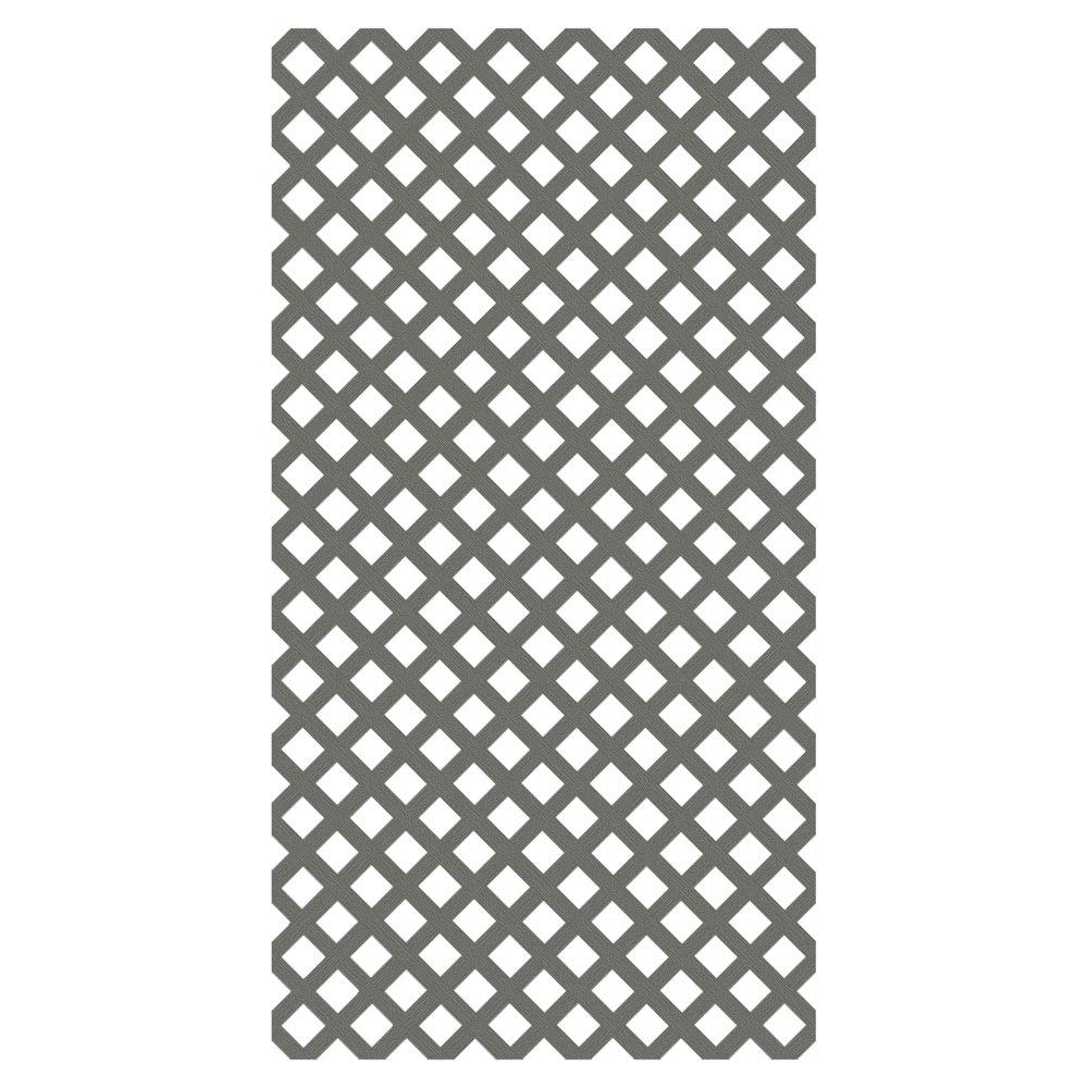 gray vinyl lattice panels
