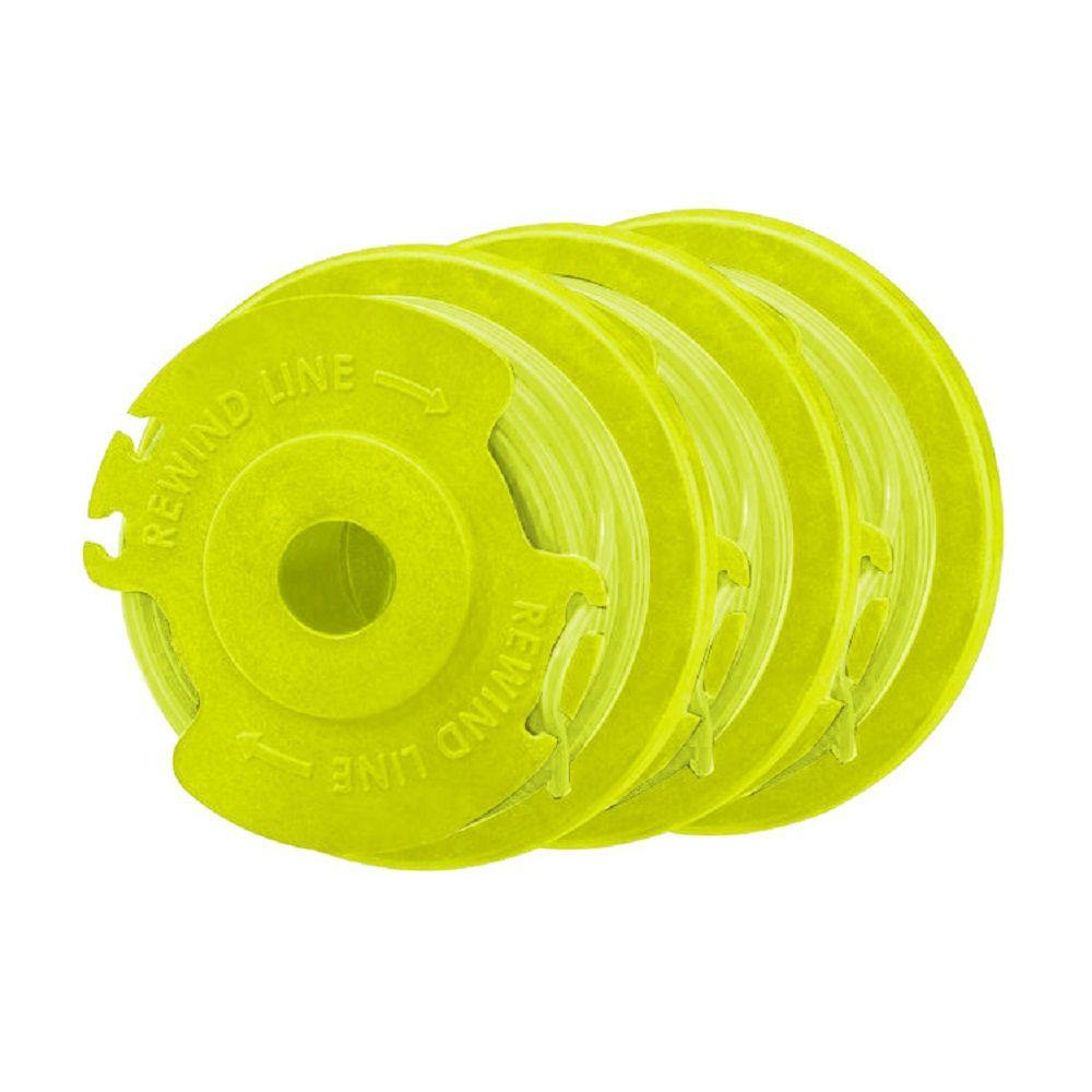 Ryobi Replacement Twisted 0.080 Auto Feed Line Spools (3-Pack) by Ryobi