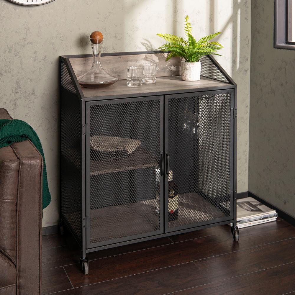 Walker Edison Furniture Company 33 in. Grey Wash ...