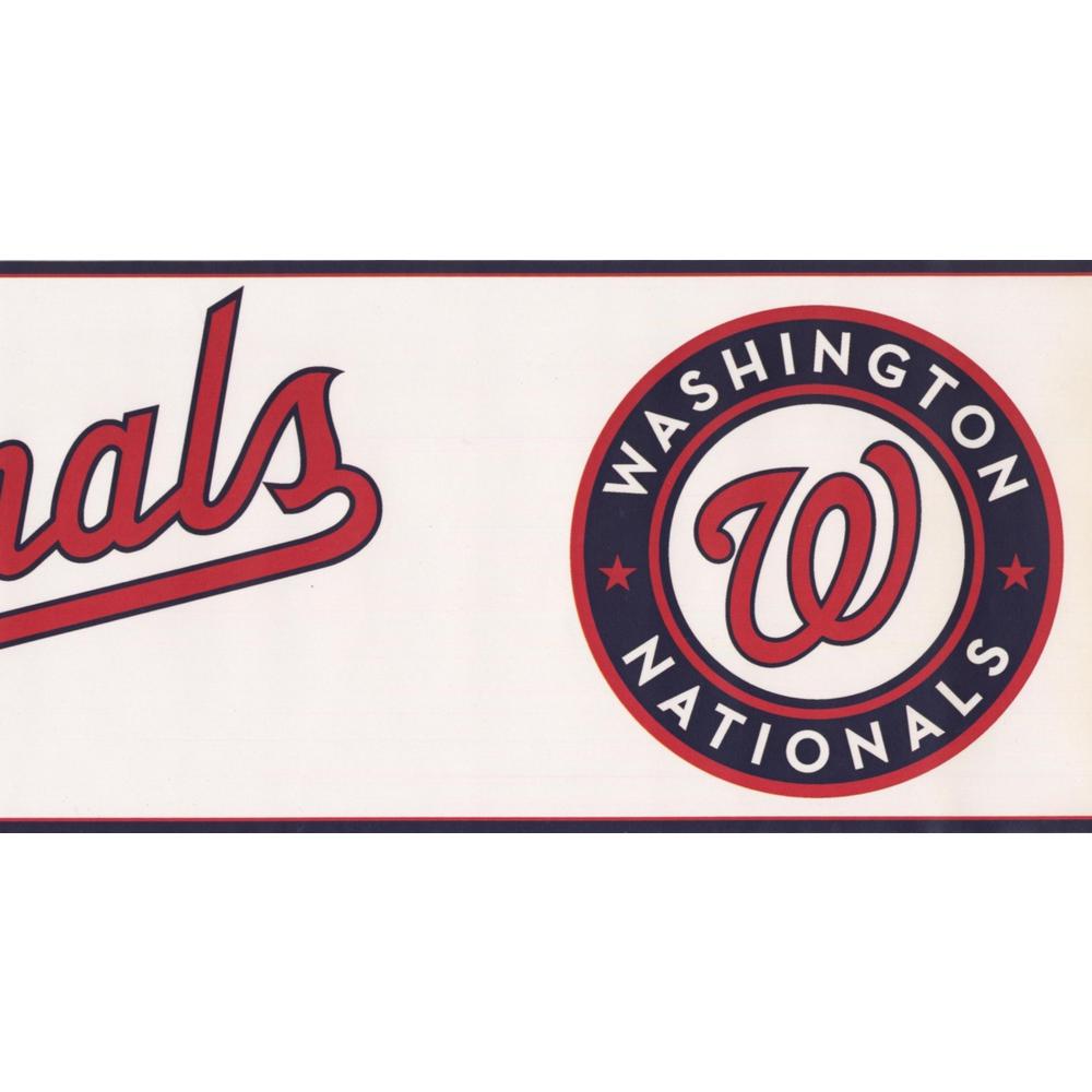 York Wallcoverings Washington Nationals Mlb Baseball Team Fan