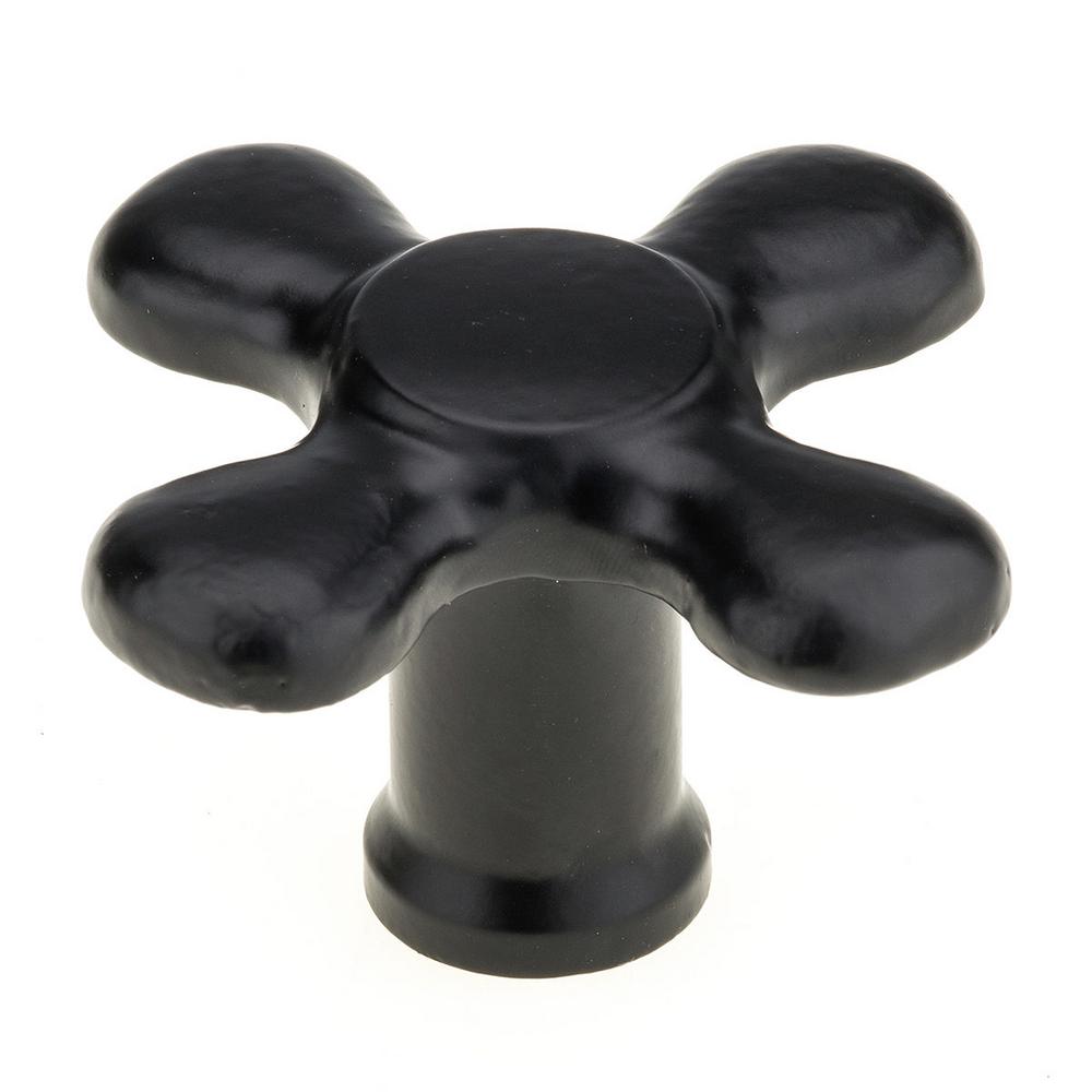 black - novelty shape - cabinet knobs - cabinet hardware