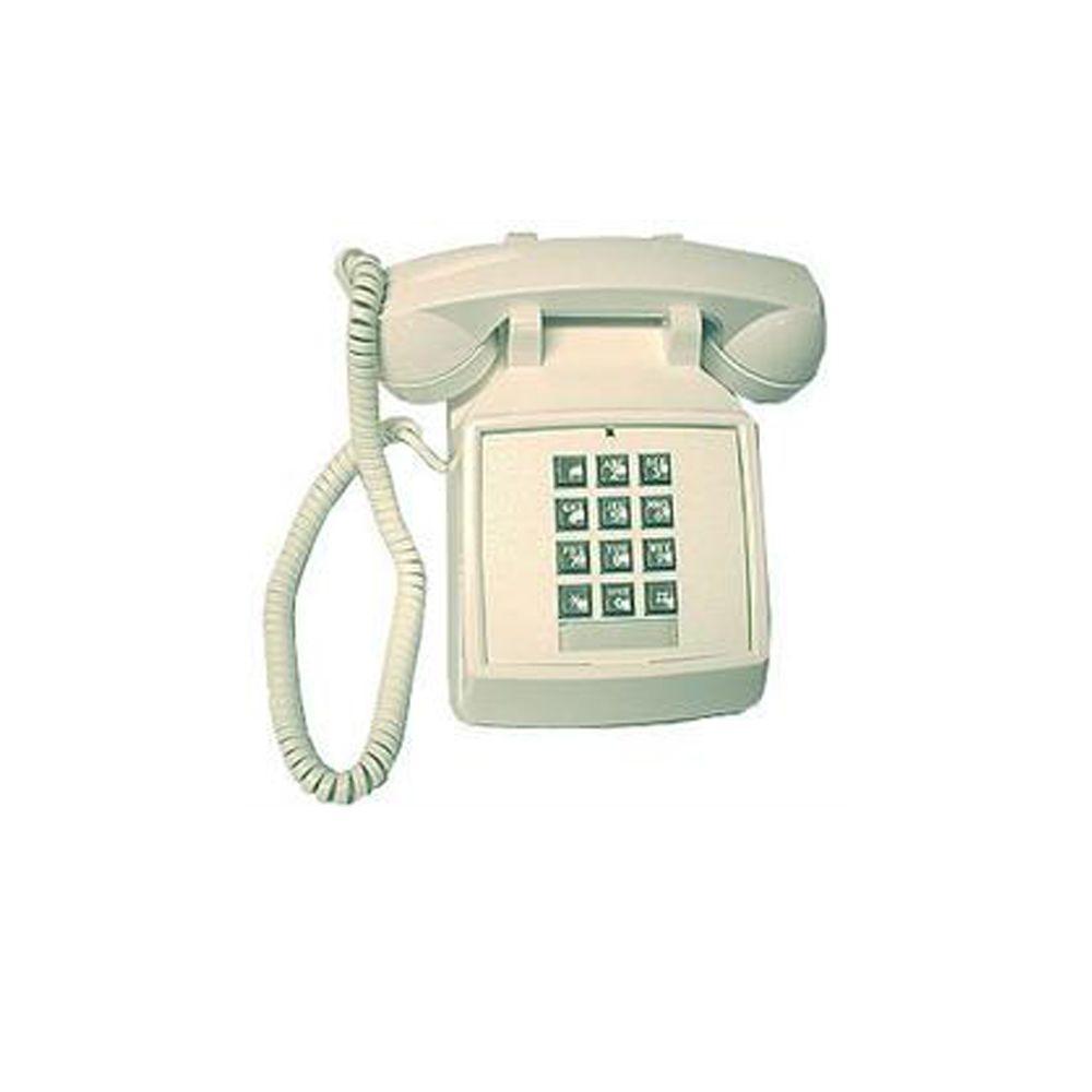 Cortelco Desk Corded Telephone With Volume Control White Itt