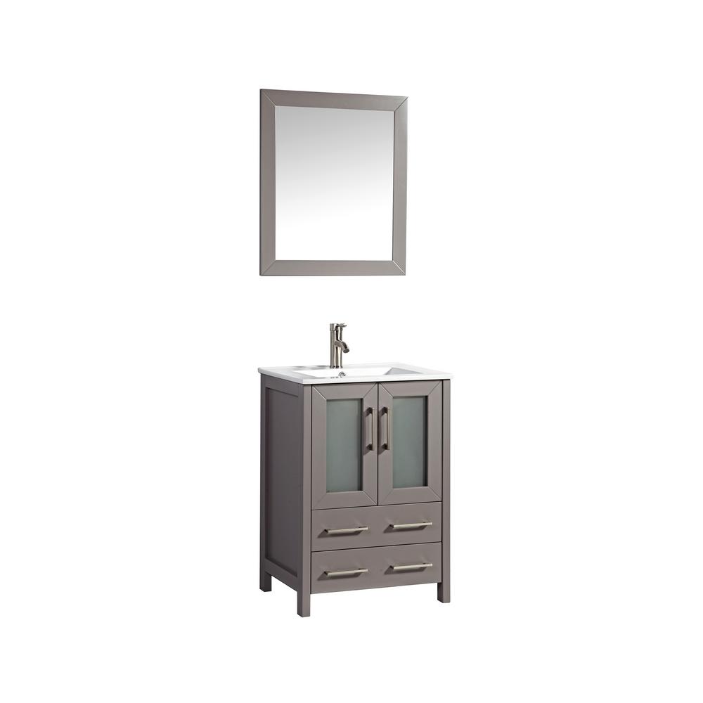 Vanity Art Brescia 24 In W X 18 D, Bathroom Vanity With Bowl Sink Home Depot
