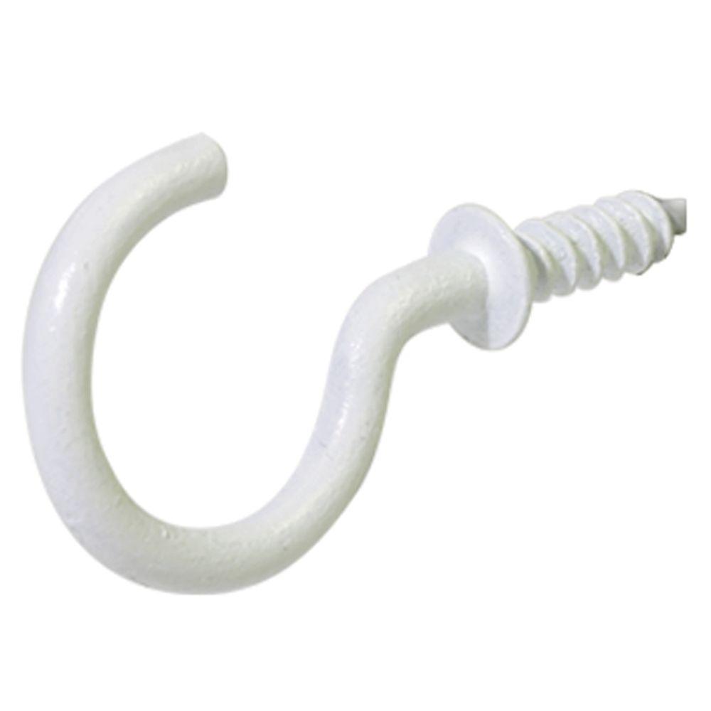 OOK 7/8 in. White Cup Hook (40-Pack)-55543 - The Home Depot