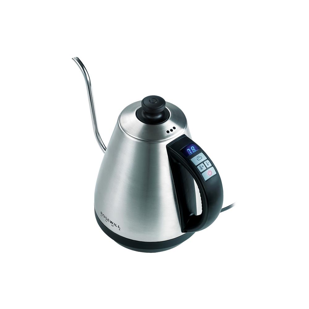 Rosewill 1 l Pour Over Stainless Steel Electric Gooseneck Kettle with