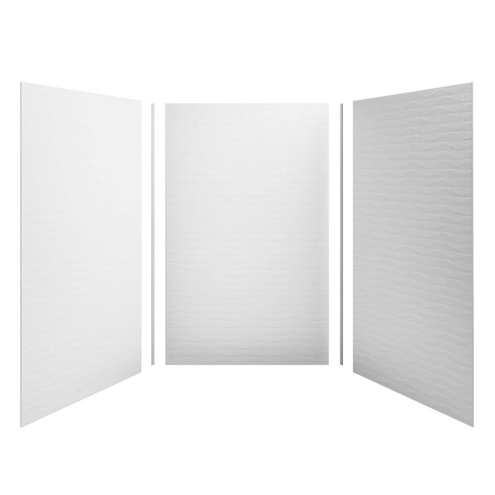 KOHLER Choreograph 60 in. x 96 in. 3Piece Easy Up Adhesive Alcove