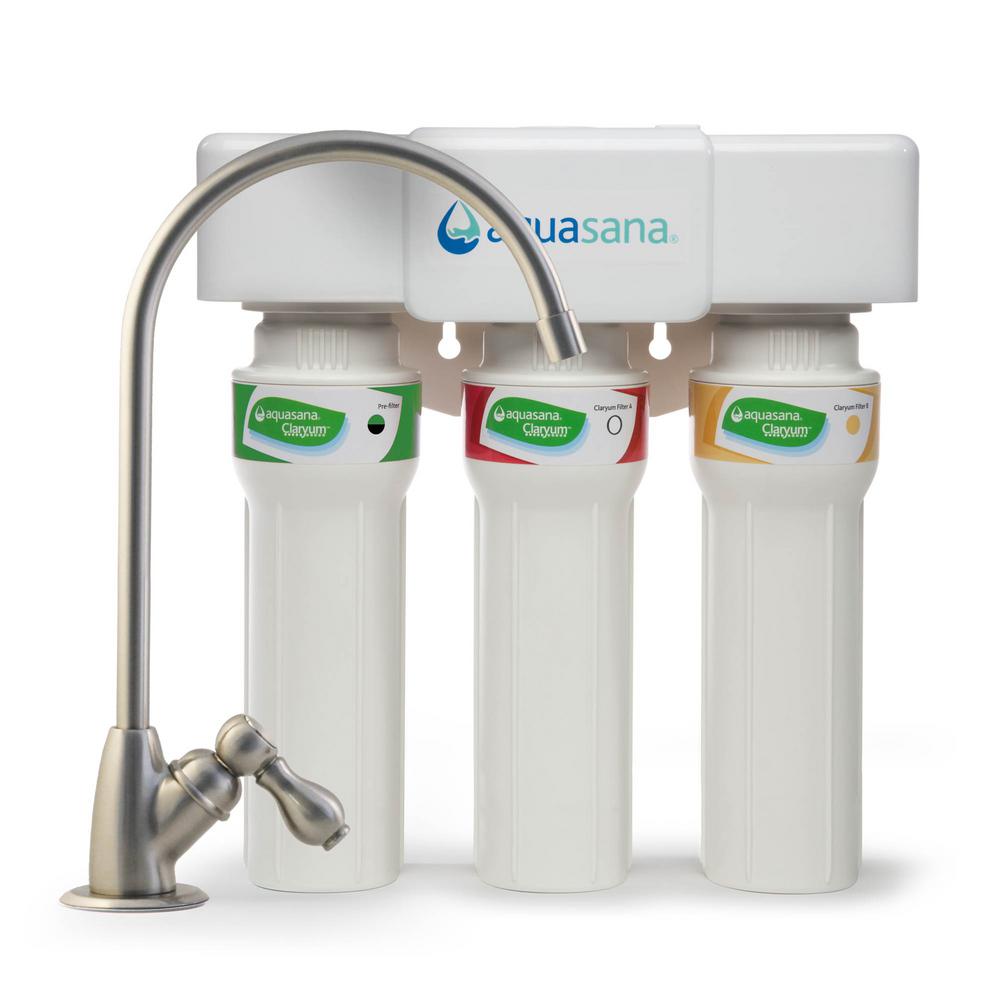 Aquasana 3 Stage Max Flow Under Counter Water Filtration System Aquasana 3 Stage Max Flow Under Counter Water Filtration System