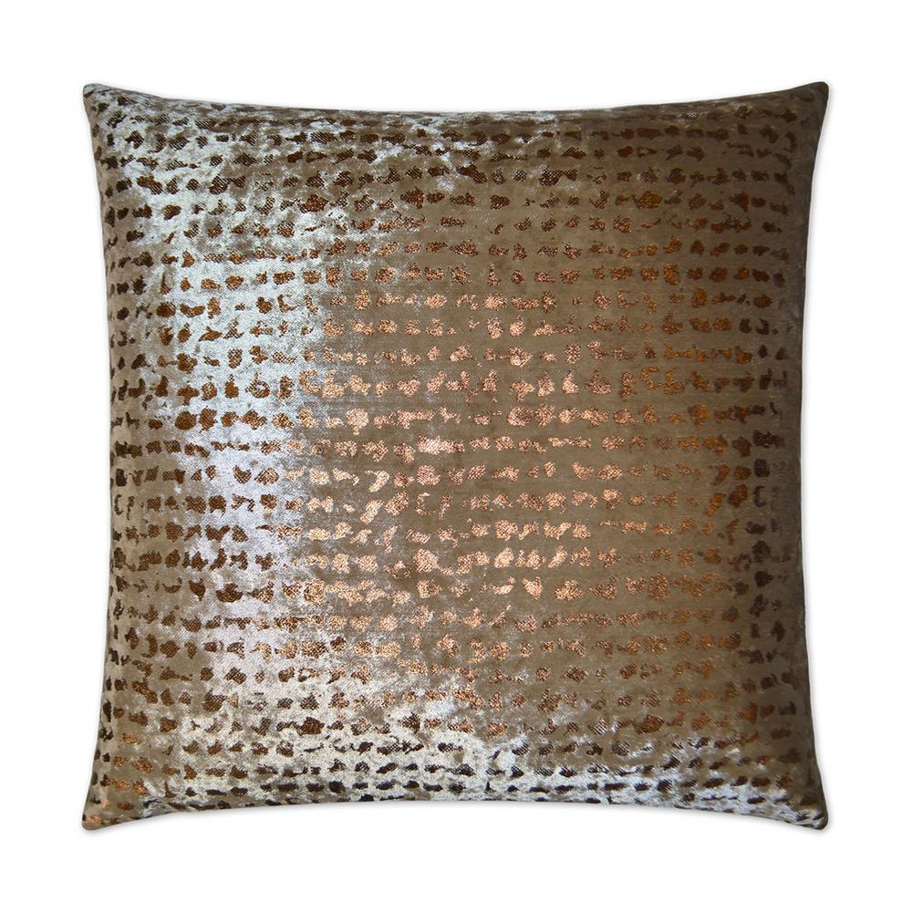 Stealth Bronze Feather Down 24 In X Standard Decorative Throw Pillow