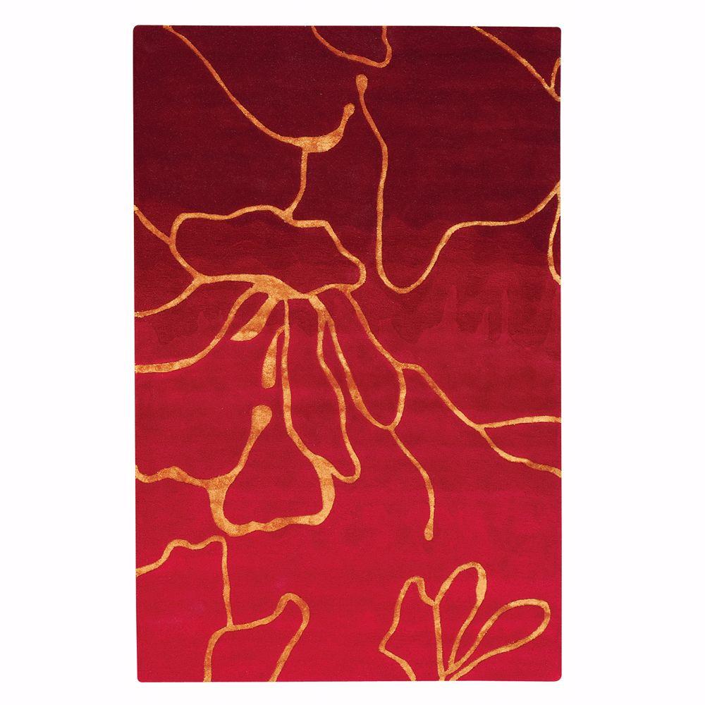 Home Decorators Collection Atlas Red 4 Ft X 6 Area Rug