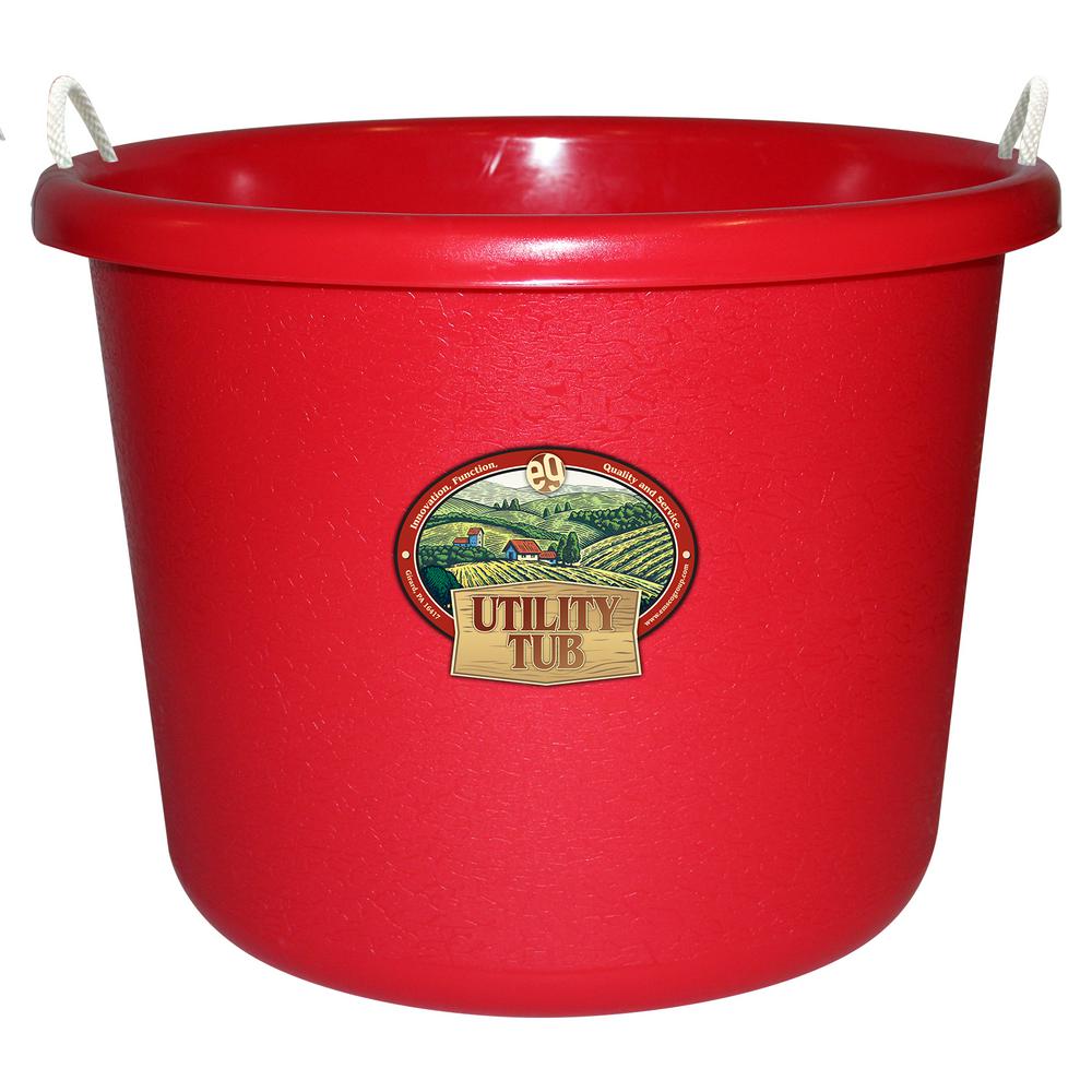 Emsco 17.5 Gal. Bucket Utility Tub For Maintenance Cleaning Growing and