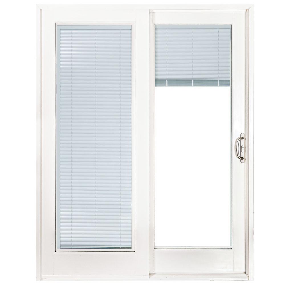 Mp Doors 60 In X 80 In Smooth White Right Hand Composite Sliding