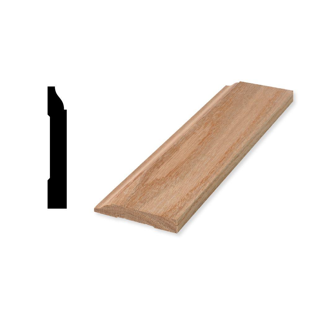 Woodgrain Millwork LWM 6330 1/2 in. x 31/4 in. Oak Base Moulding