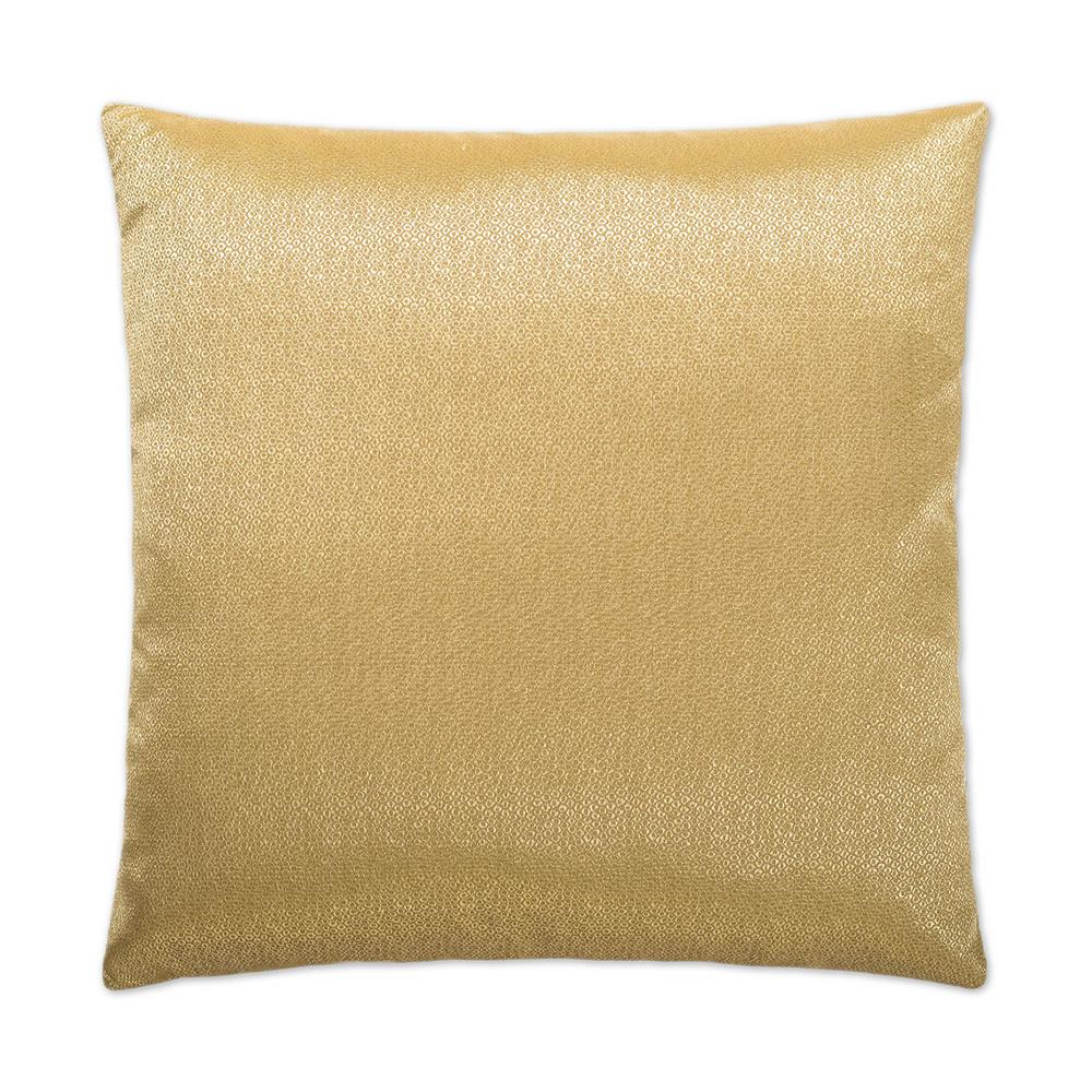 Guilty Pleasure Gold Feather Down 24 in. x 24 in. Standard
