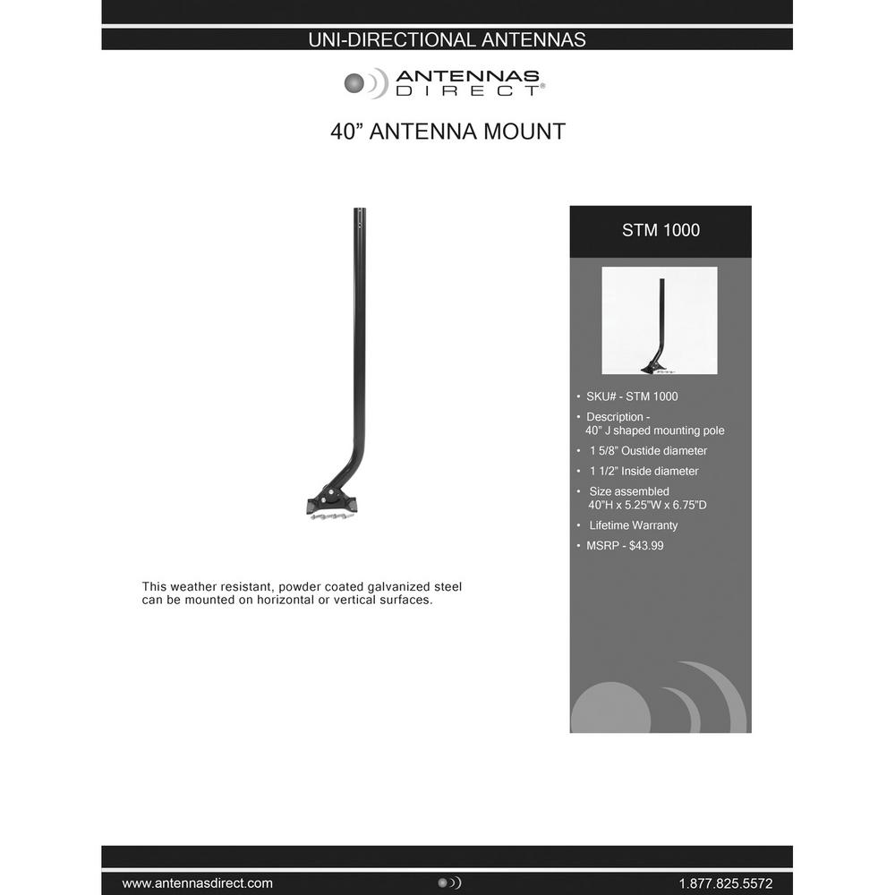 Eave Fascia Mount Denny S Antenna