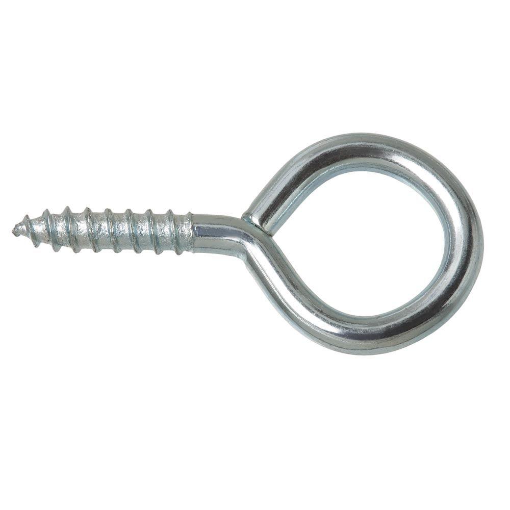 Everbilt 1/4 In. X 3-3/4 In. Stainless Steel Screw Eye (2-Pack)-803664 ...