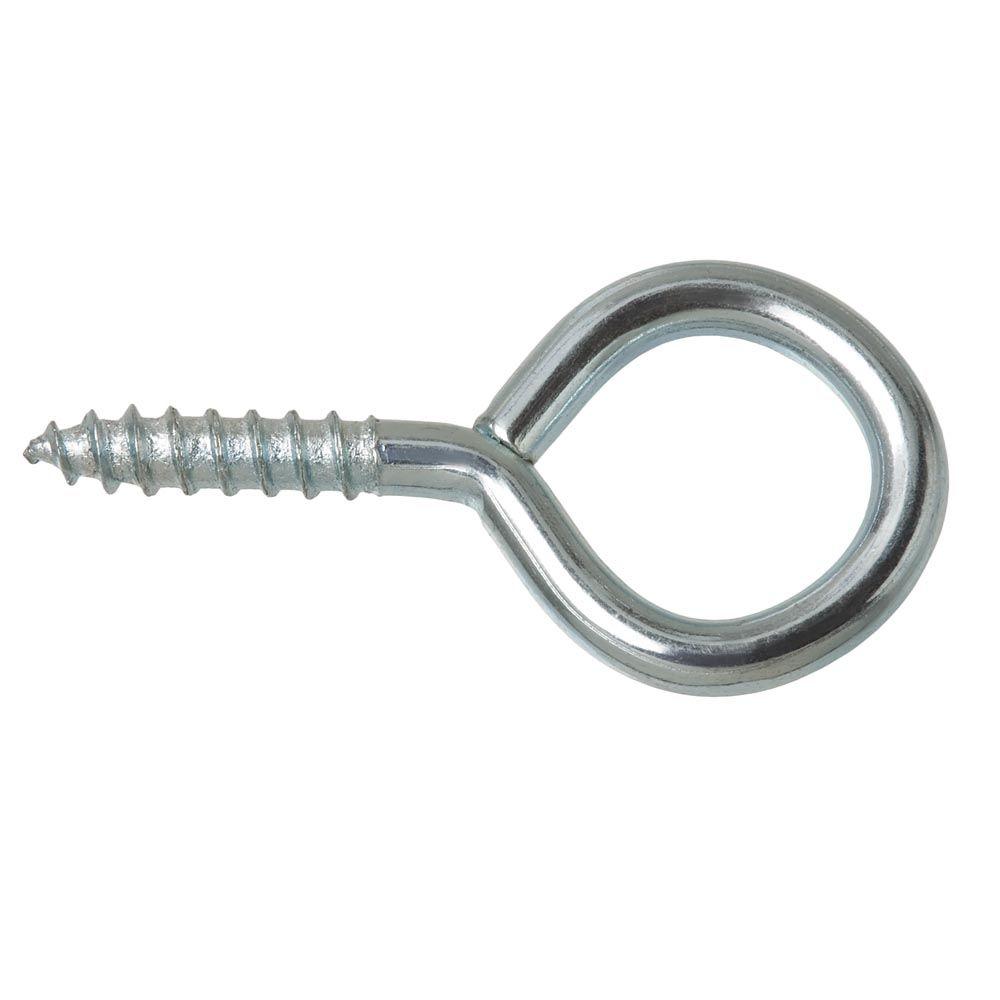 Stainless Steel Hardware Essentials 320984 Large Screw Eye 0.225 x 2-3//16 10 Piece