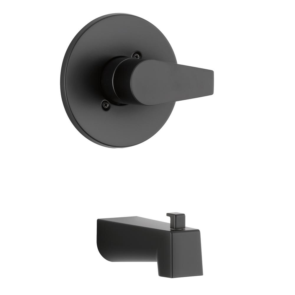 Rless Xander 1 Handle Wall Mount Tub Trim Kit In Matte Black Valve Not Included Ptt14119 Bl The Home Depot - Matte Black Bathtub Trim Kit Rless Xander 1 Handle Wall Mount Tub Trim Kit In Matte Black Valve Not Included Ptt14119 Bl The Home Depot - Matte Black Bathtub Trim Kit