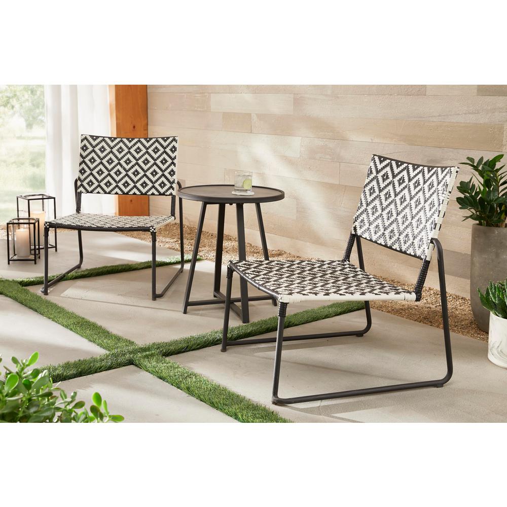 Hampton Bay Cayman 3-Piece Wicker Outdoor Patio Bistro Set-65-18156