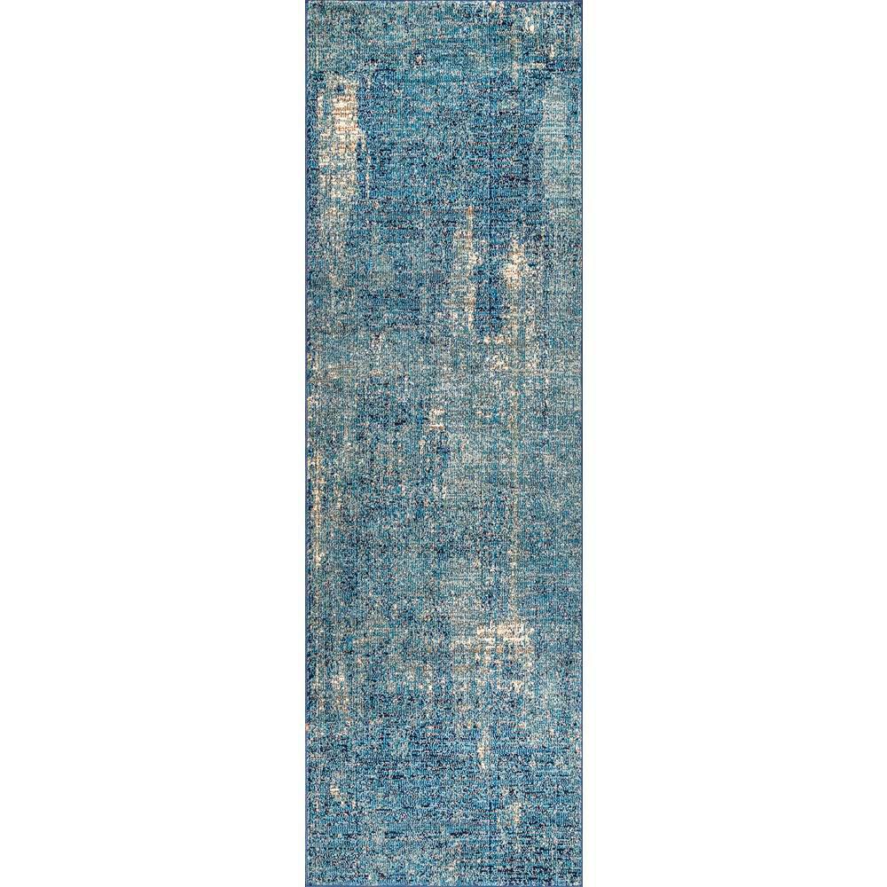 nuLOOM Vintage Bernadette Blue 2 ft. 8 in. x 8 ft. Runner RugRZMR06A