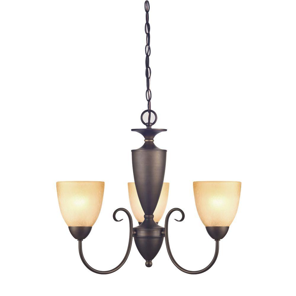 Westinghouse Chapel Hill 3 Light Oil Rubbed Bronze Chandelier