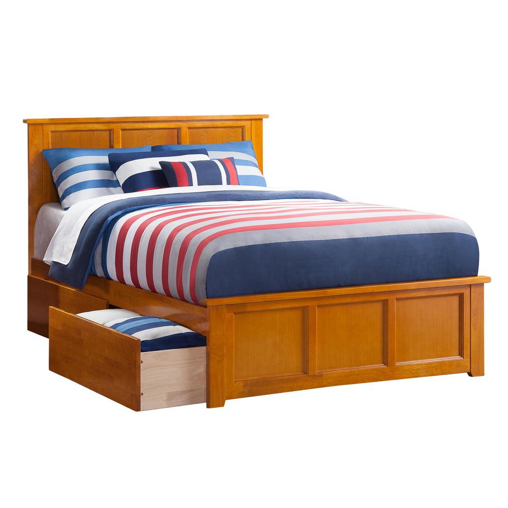 Atlantic Furniture Madison Full Platform Bed With Matching Foot Atlantic Furniture Madison Full Platform Bed With Matching Foot Board 2 Urban Drawers