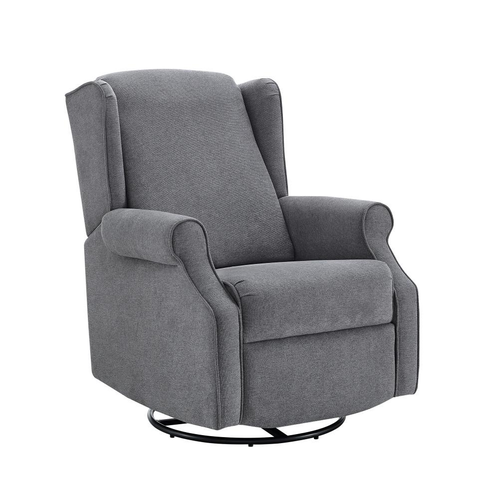 gray swivel rocker