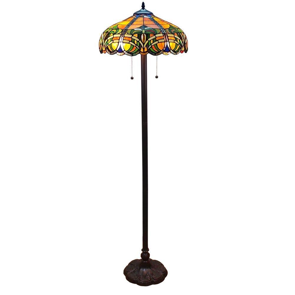 Amora Lighting 61 In Style Baroque Floor Lamp