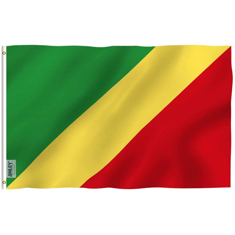 Anley Fly Breeze 3 Ft X 5 Ft Polyester Republic Of The Congo