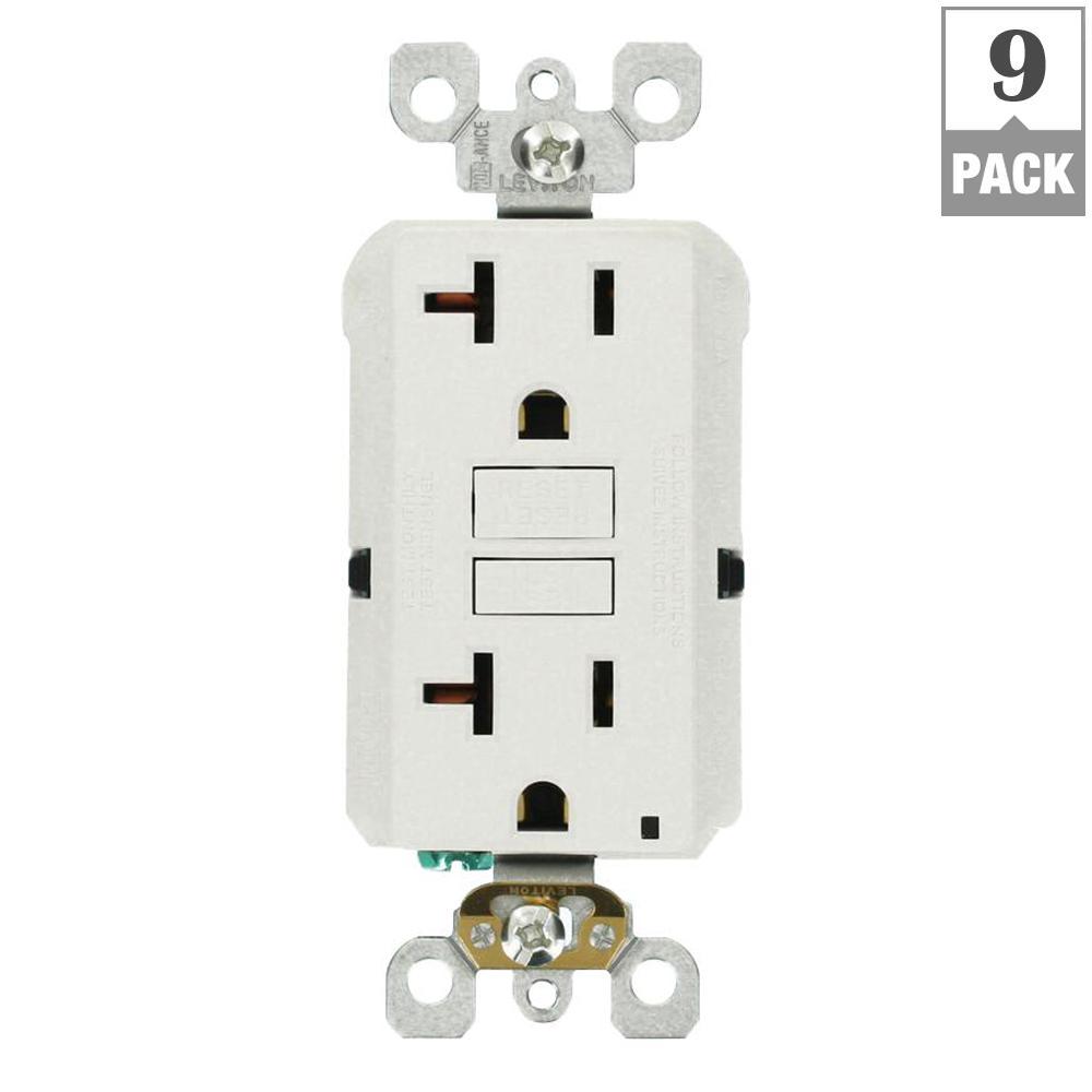 Solar Outlet 6 Leviton Self Test 20a Ivory Tamper Resistant 5 20r