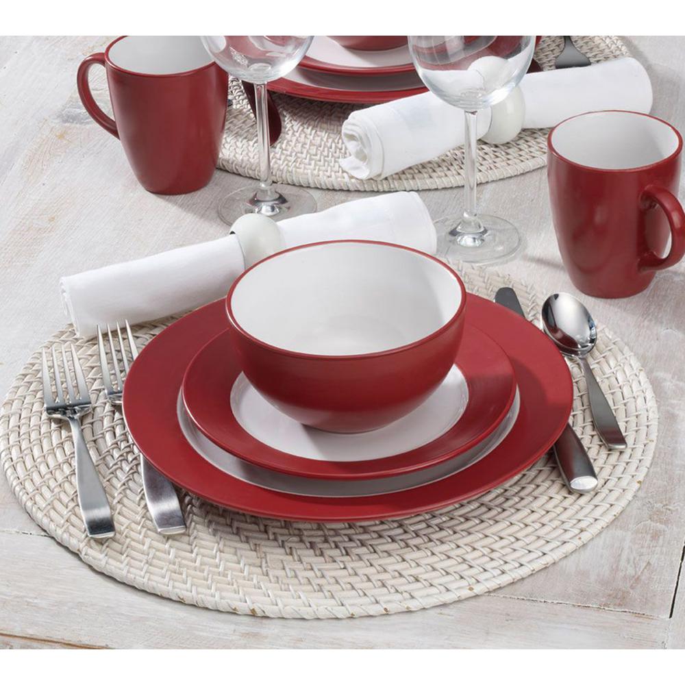 Red Dinnerware Tableware & Bar The Home Depot