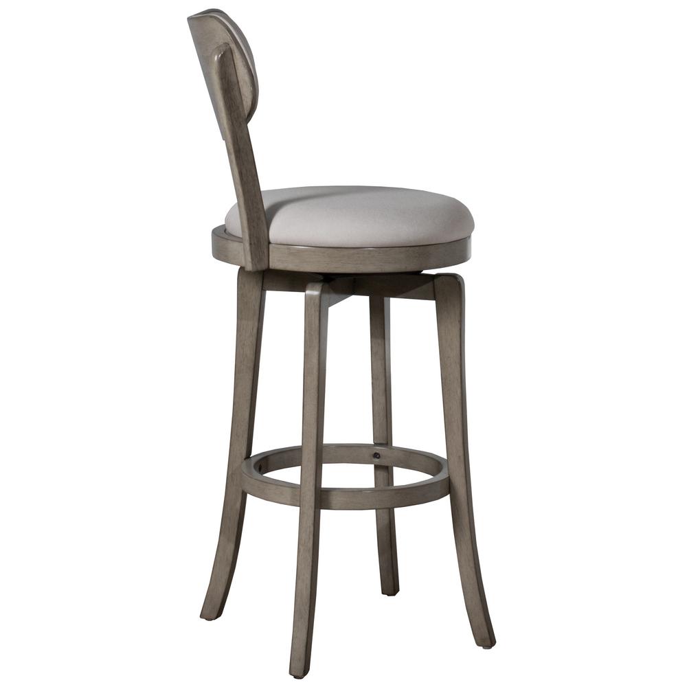 Hillsdale Furniture Sloan 25 25 In Aged Gray Counter Stool 4037 828 The Home Depot