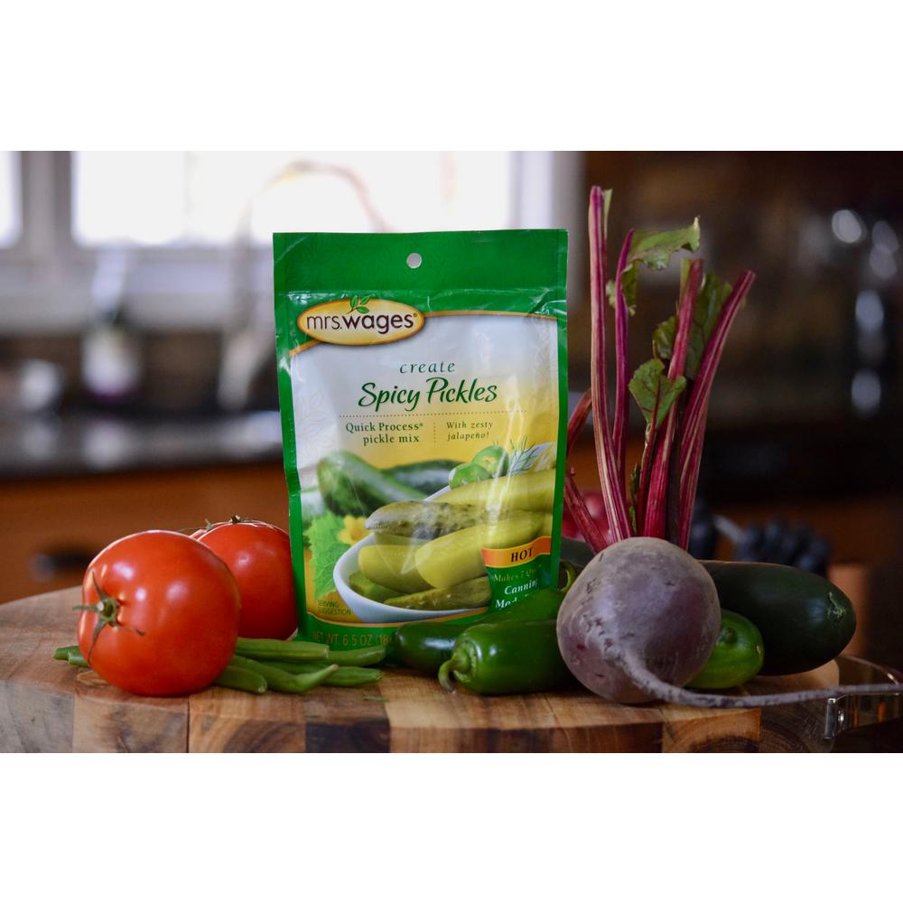 Mrs. Wages Hot Spicy Pickle Canning Mix (12-Pack) by Mrs. Wages
