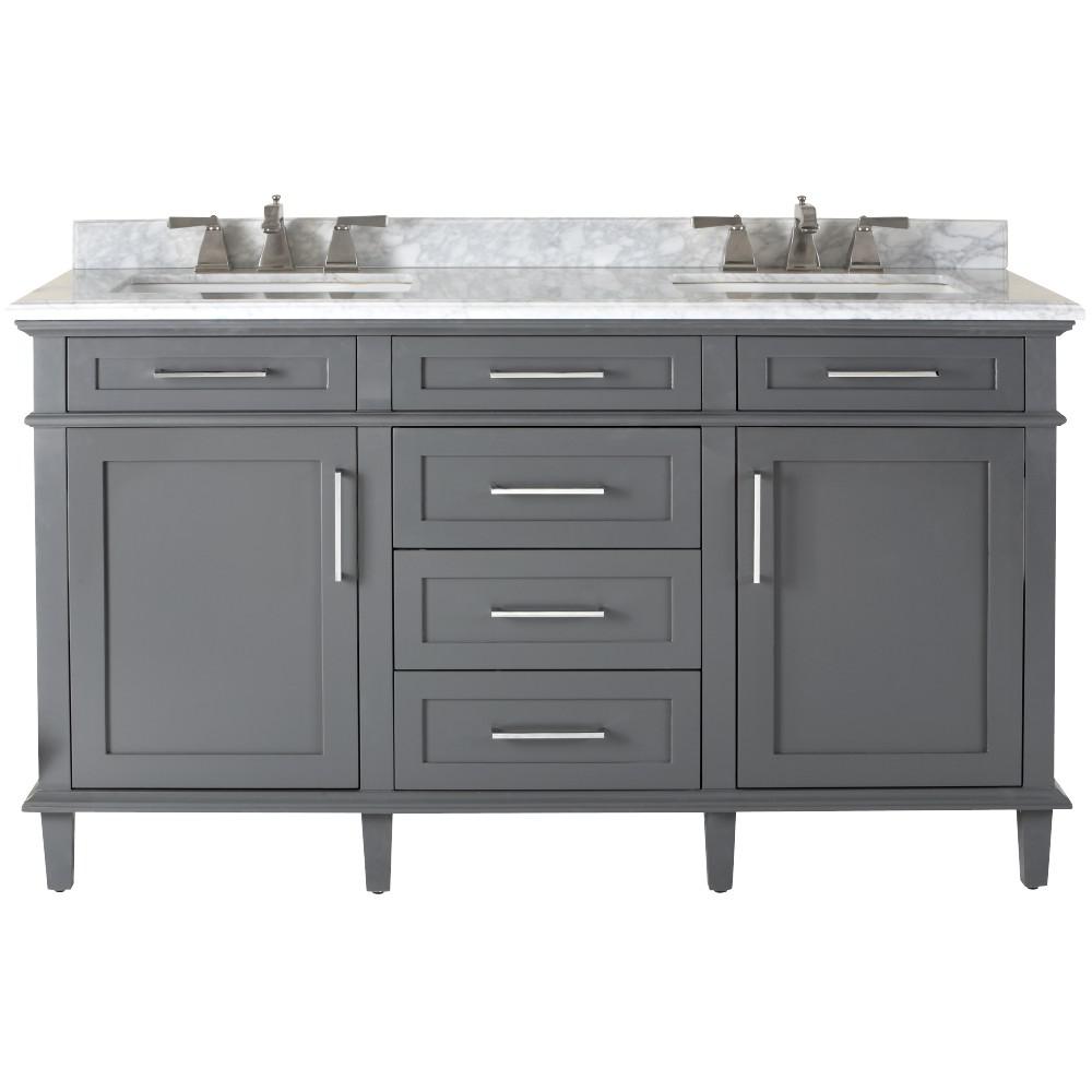 Featured image of post Double Bathroom Sink Home Depot - The wooden vanity countertop runs visualizer: