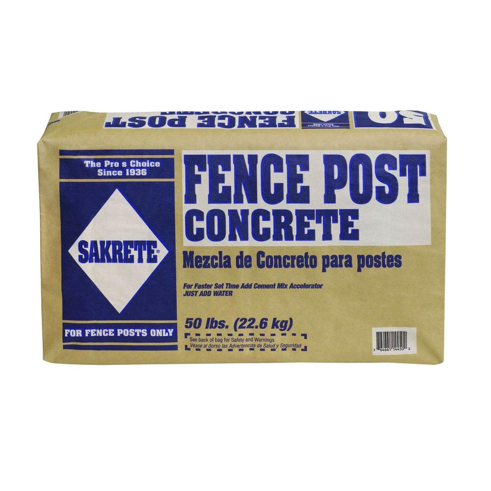 SAKRETE 50 lb. Fence Post Mix-100033425 - The Home Depot