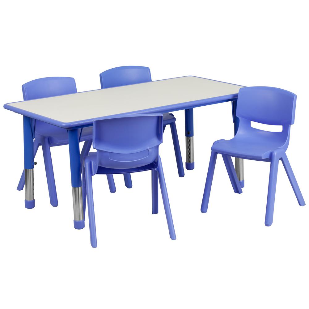 blue kids table