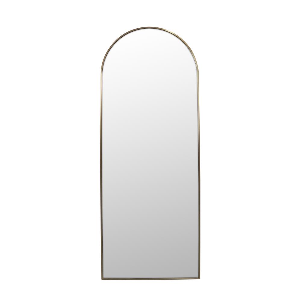 Glass Warehouse 30 In X 62 Arch Leaner Dressing Stainless Steel Framed Wall Mirror Satin Brass Mf Arc 62x30 Sb The Home Depot - Arch Wall Mirror Brass Glass Warehouse 30 In X 62 Arch Leaner Dressing Stainless Steel Framed Wall Mirror Satin Brass Mf Arc 62x30 Sb The Home Depot - Arch Wall Mirror Brass