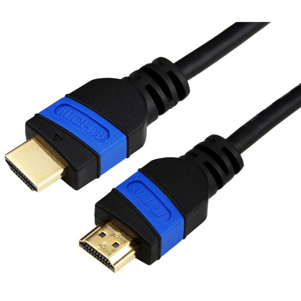 NTW 3 ft. Ultra HD PURE 4K High Speed 18 Gbps HDMI Cable With Ethernet Offers 4X the Clarity of High-Definition 1080p