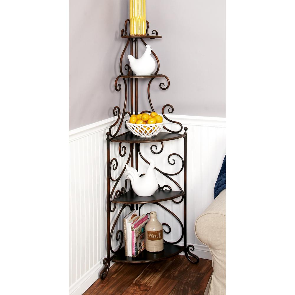 Boraam Valencia Black Baker's Rack12500 The Home Depot