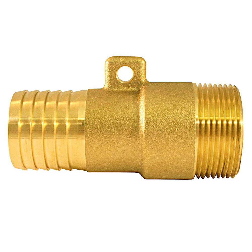 90° Elbow Brass Male Thread Fitting x Barb Hose Tail End Connector For Air Fuel