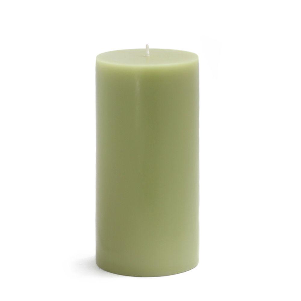 Zest Candle 3 In X 6 Sage Green Pillar Candles Bulk 12 Case Zest Candle 3 In X 6 Sage Green Pillar Candles Bulk 12 Case
