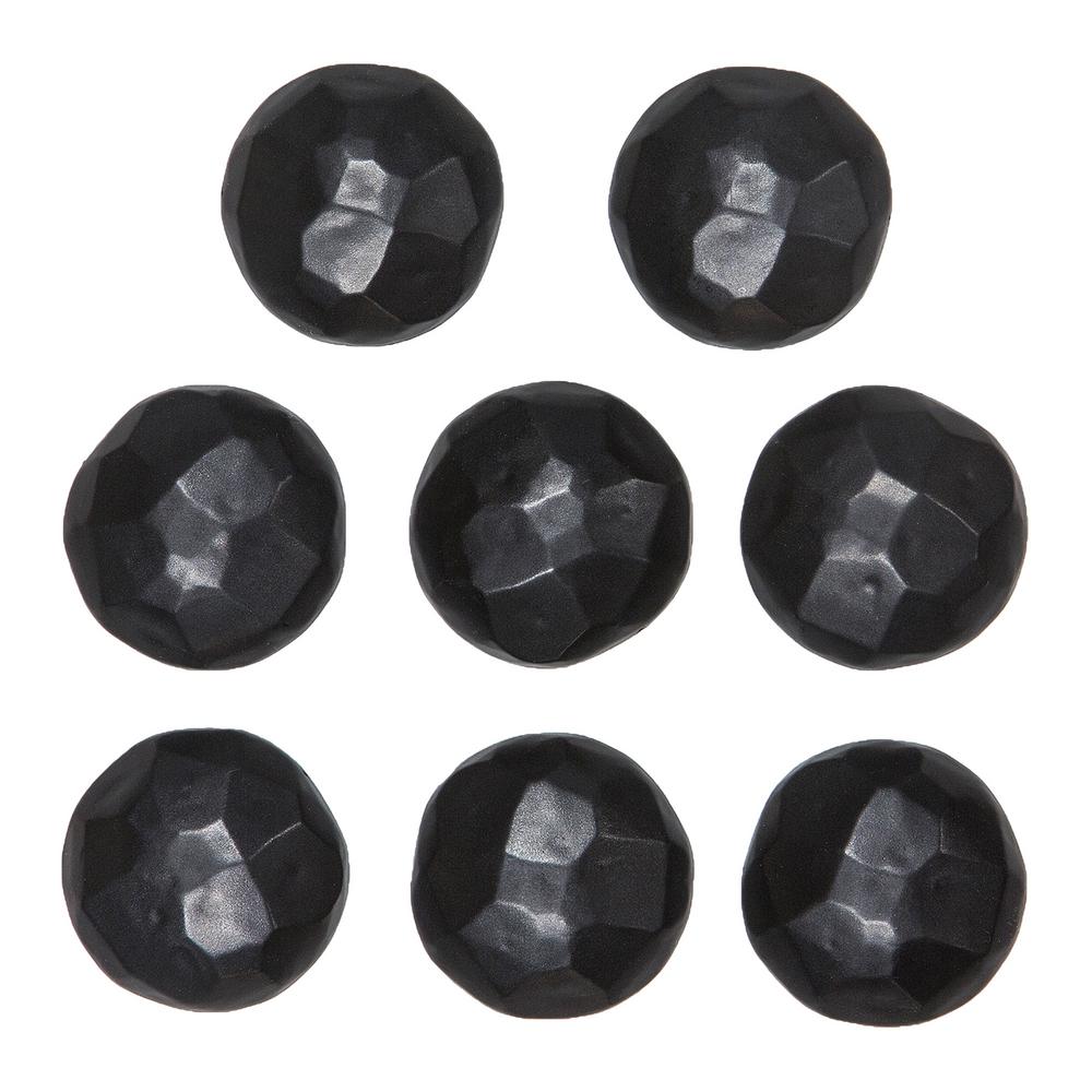 Crown Metalworks Black Decorative Nail Heads 12 Pack 10037 The